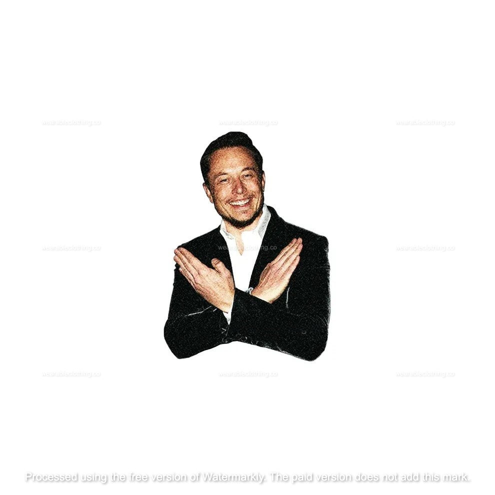T-shirt design with Elon Musk replacing Ken Carson